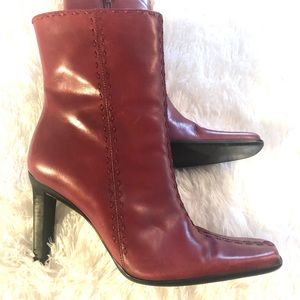 Vintage Diba Square Toe Heeled Boot